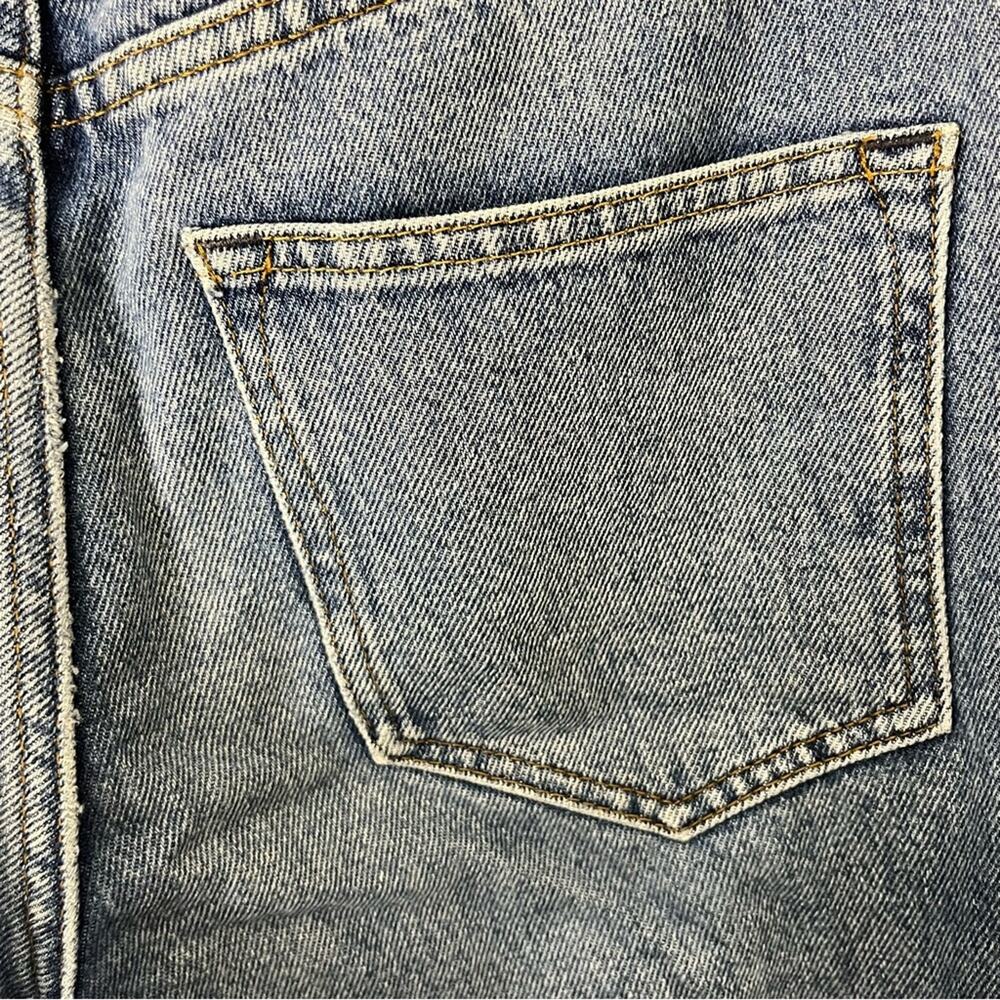 Whistles Straight Leg High Rise Jeans Distressed Classic Y2K Style Women’s 26 - Picture 8 of 9